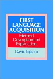 First language acquisition by Ingram, David