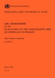 Cover of: Vol 17 IARC Monographs: Some N-Nitroso Compounds (IARC Monographs)
