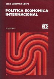 Cover of: Politica Economica Internacional