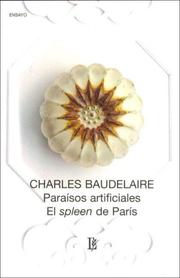Cover of: Paraisos Artificiales: El Spleen de Paris (Ensayo (Losada))