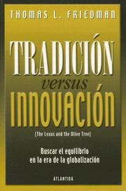Cover of: Tradicion Versus Innovacion
