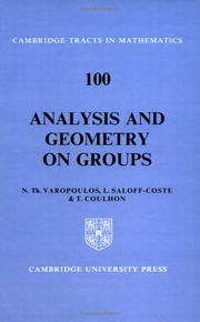 Analysis and geometry on groups