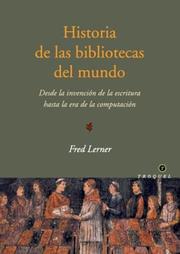 Cover of: Historia de Las Bibliotecas del Mundo
