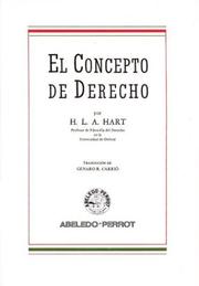 Cover of: El Concepto de Derecho