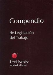 Cover of: Compendio de legislación del trabajo