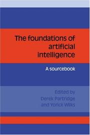 Cover of: The Foundations of artificial intelligence: a sourcebook