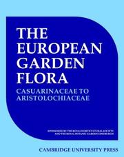 The European garden flora. Vol.3, Dicotyledons (Part 1)