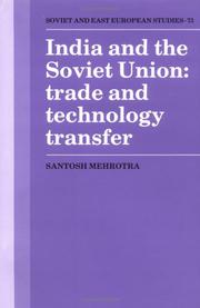 India and the Soviet Union : trade and technology transfer