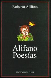 Cover of: Alifano Poesias