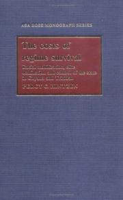 Cover of: The costs of regime survival by Percy C. Hintzen