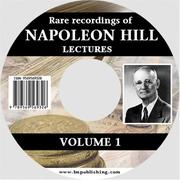 Cover of: Rare Recordings of Napoleon Hill Lectures, Vol. 1 (of 9)