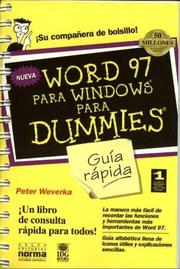 Cover of: Word 97 Para Windows para Dummies -Guia rapida