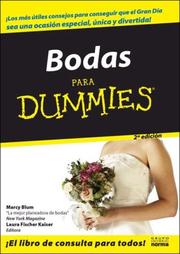 Cover of: Bodas Para Dummies/ Weddings for Dummies