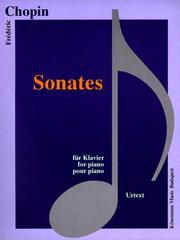 Cover of: Chopin: Sonatas