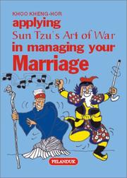 Cover of: Applying Sun Tzu's Art of War in Managing Your Marriage (Applying Sun Tzu's Art of War)