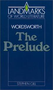 Cover of: William Wordsworth--the Prelude