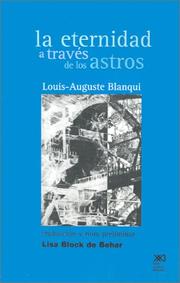 Cover of: La Eternidad A Traves de los Astros: Hipotesis Astronomica