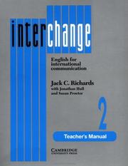 Interchange : English for international communication