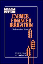 Farmer-financed irrigation : the economics of reform