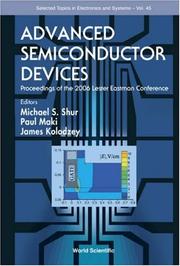 Advanced semiconductor devices : proceedings of the 2006 Lester Eastman Conference, Cornell, Ithaca, NY, USA, 26 August 2006