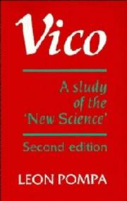 Vico : a study of the 'new science'