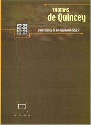 Cover of: Confesiones de Un Opiomano Ingles