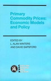 Primary commodity prices : economic models and policy