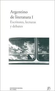 Cover of: Argentino de Literatura I