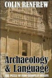 Archaeology and language by Colin Renfrew