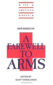 New essays on A farewell to arms