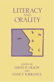Cover of: Literacy and orality