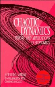 Chaotic dynamics : theory and applications to economics