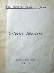Cover of: Tríptico Mariano by Ricardo Lancaster-Jones