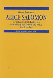 Alice Salomon by Carola Kuhlmann