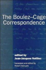 Pierre Boulez and John Cage correspondence