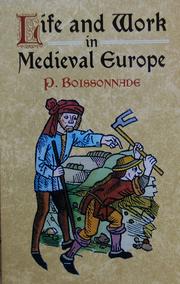Travail dans l'Europe chrétienne au moyen âge by P. Boissonnade