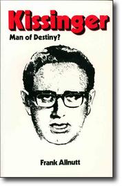 Cover of: Kissinger: man of destiny?