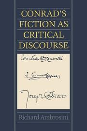 Cover of: Conrad's fiction as critical discourse