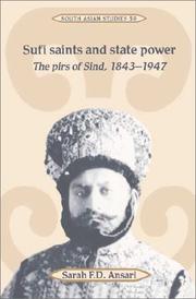 Cover of: Sufi saints and state power: the pirs of Sind, 1843-1947