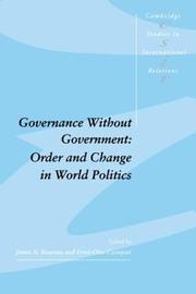 Governance without government: order and change in world politics