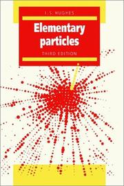 Elementary particles by I. S. Hughes