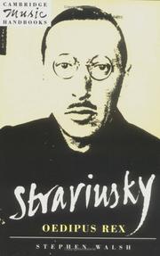 Stravinsky : Oedipus rex