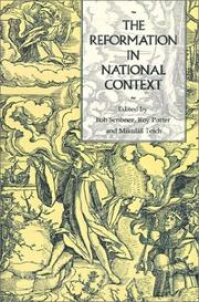 The Reformation in national context by Robert W. Scribner, Porter, Roy, Mikuláš Teich