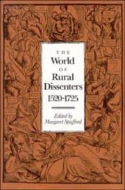 The world of rural dissenters, 1520-1725