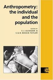 Cover of: Anthropometry: the individual and the population