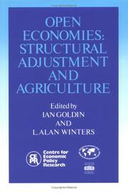 Cover of: Open economies: structural adjustment and agriculture