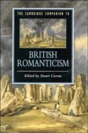 Cover of: The Cambridge companion to British romanticism