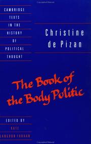 Cover of: The book of the body politic