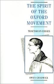 The spirit of the Oxford movement : tractarian essays