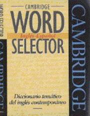 Cover of: Cambridge Word Selector: English-Espanol (Cambridge Word Routes)